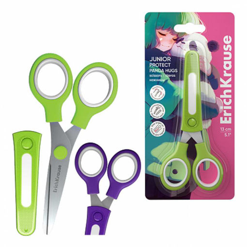 Picture of EK 13CM JUNIOR PROTECT PANDA HUGS SCISSORS